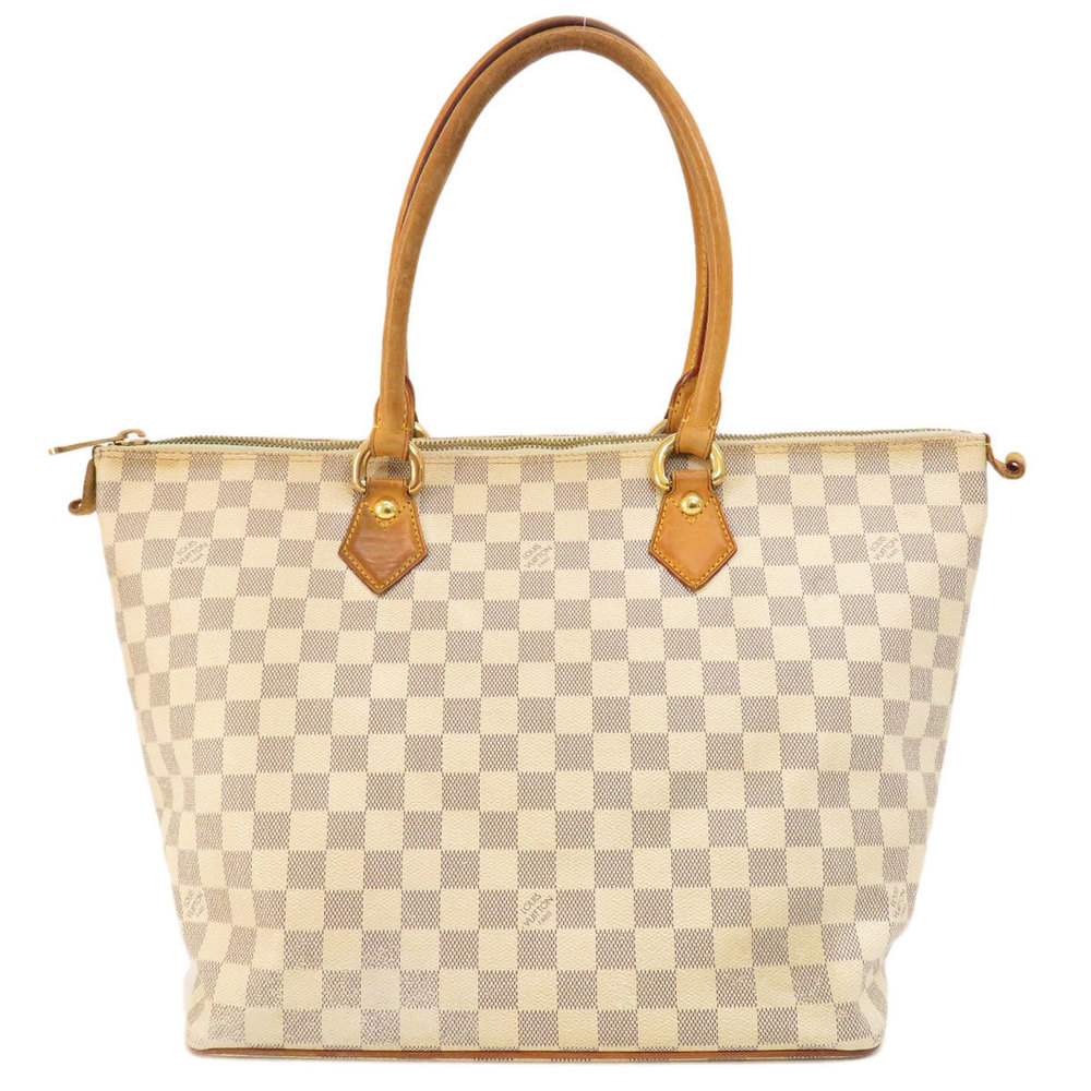 Louis Vuitton Saleya MM Damier Azur Tote Bag Damier Canvas